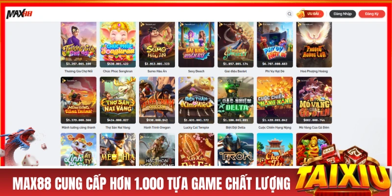 MAX88 Và Những Thông Tin Quan Trọng Hàng Đầu Về Nhà Cái MAX88 cung cấp hơn 1.000 tựa game chất lượng