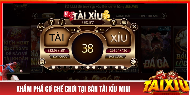 Tài Xỉu Mini - Giải Trí Siêu Nhanh Chóng Chỉ Dưới 60 Giây Khám phá cơ chế chơi tại bàn tài xỉu mini